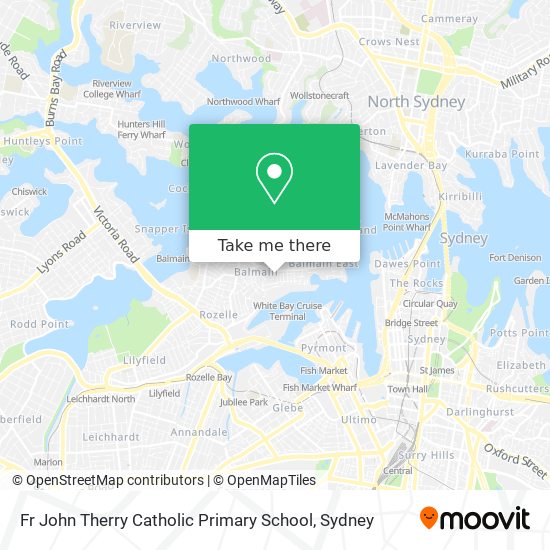 Fr John Therry Catholic Primary School map