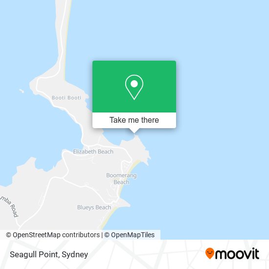 Mapa Seagull Point