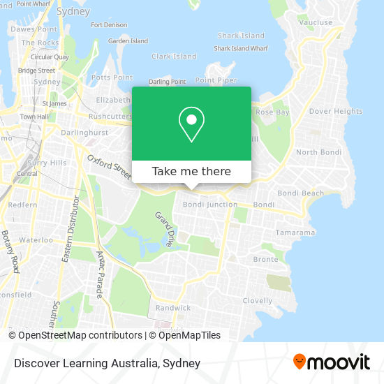 Mapa Discover Learning Australia