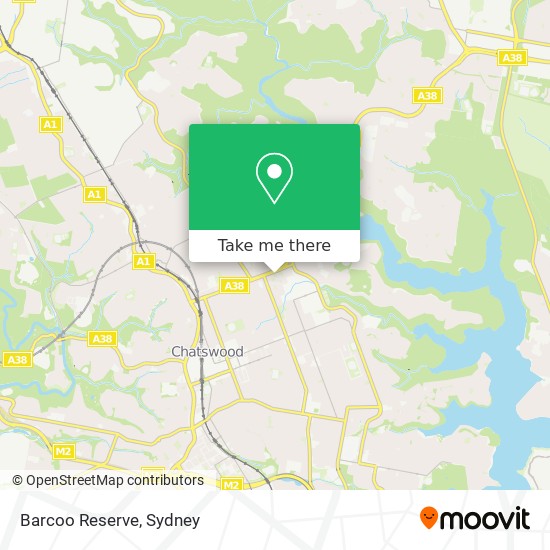 Barcoo Reserve map