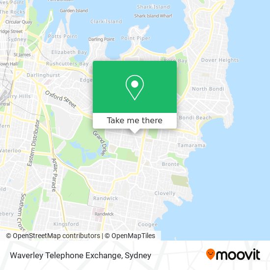 Waverley Telephone Exchange map