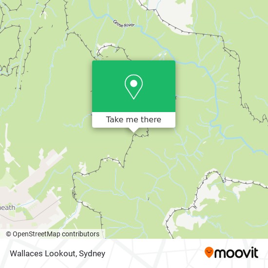 Wallaces Lookout map