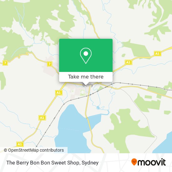 The Berry Bon Bon Sweet Shop map