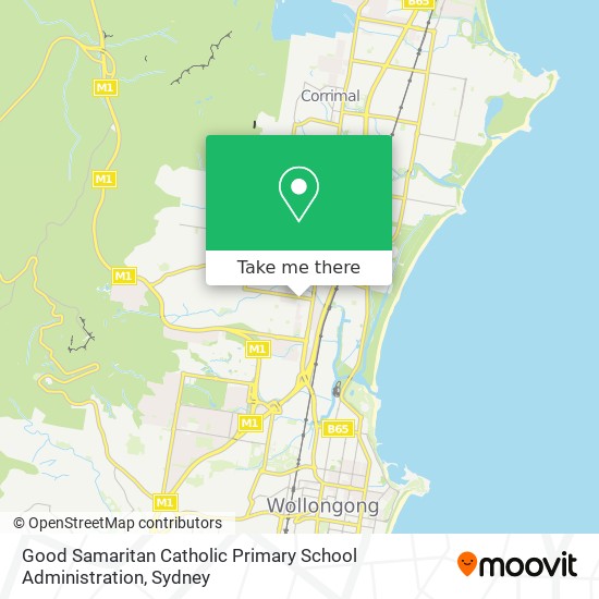 Good Samaritan Catholic Primary School Administration map