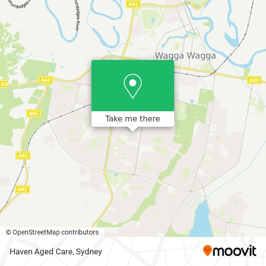 Haven Aged Care map