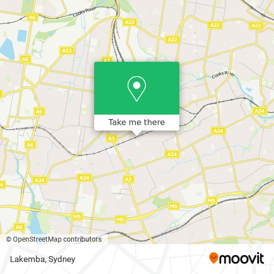 Lakemba map