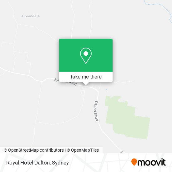 Royal Hotel Dalton map