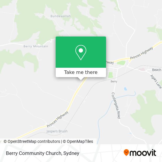 Berry Community Church map