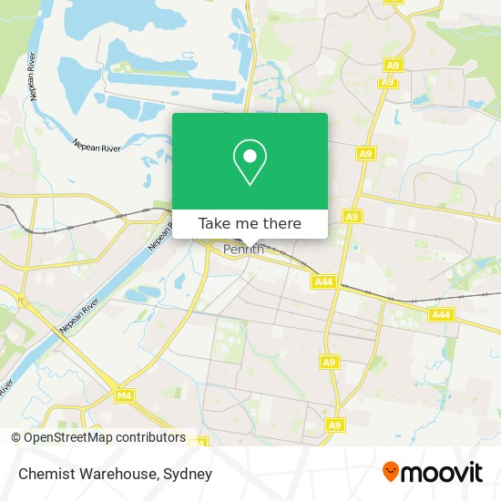 Chemist Warehouse map