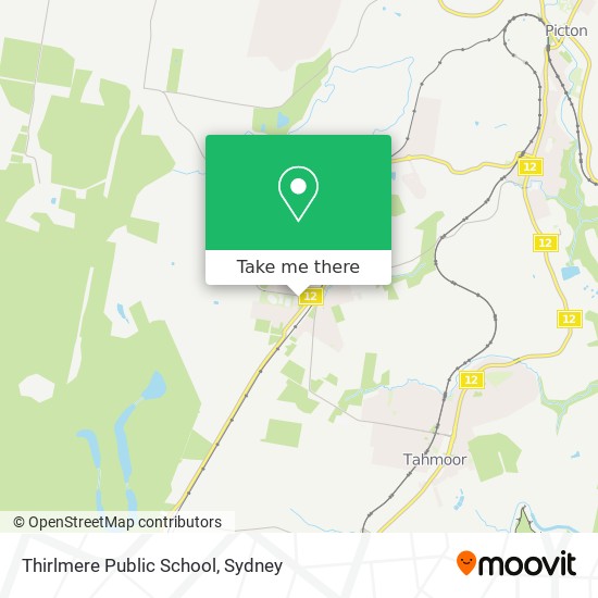 Mapa Thirlmere Public School