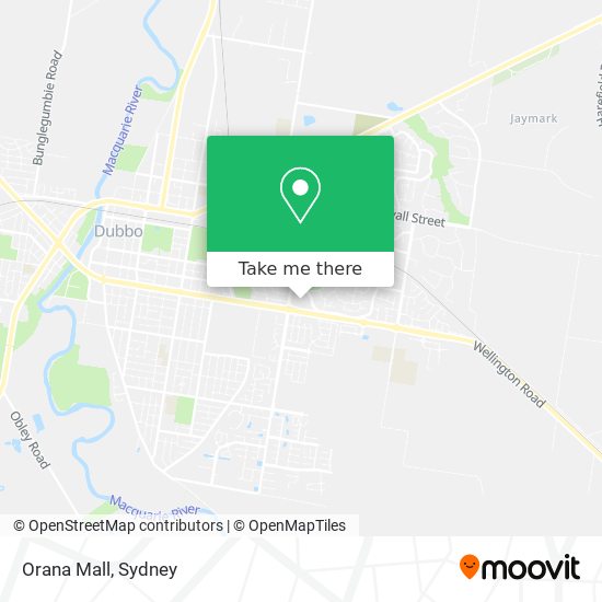 Orana Mall map