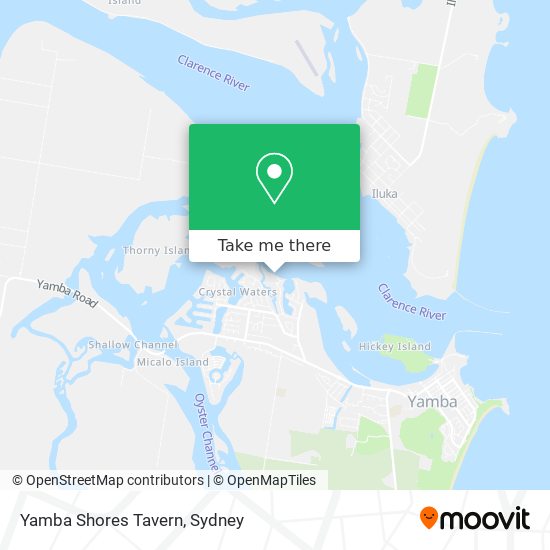 Yamba Shores Tavern map
