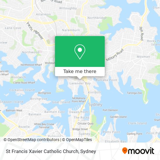 St Francis Xavier Catholic Church map