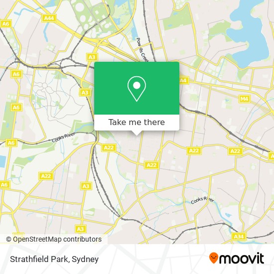 Strathfield Park map