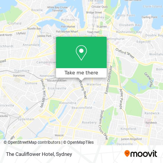 The Cauliflower Hotel map