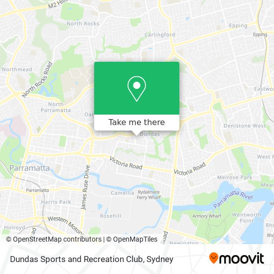 Dundas Sports and Recreation Club map