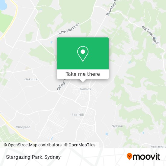 Stargazing Park map