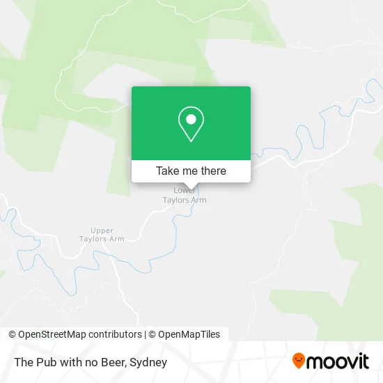 The Pub with no Beer map