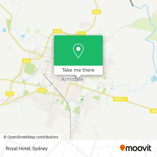 Royal Hotel map