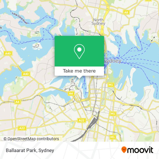 Ballaarat Park map