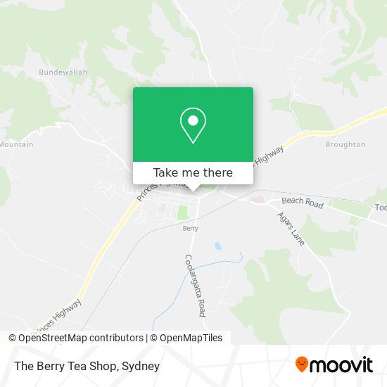 The Berry Tea Shop map