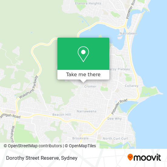 Mapa Dorothy Street Reserve