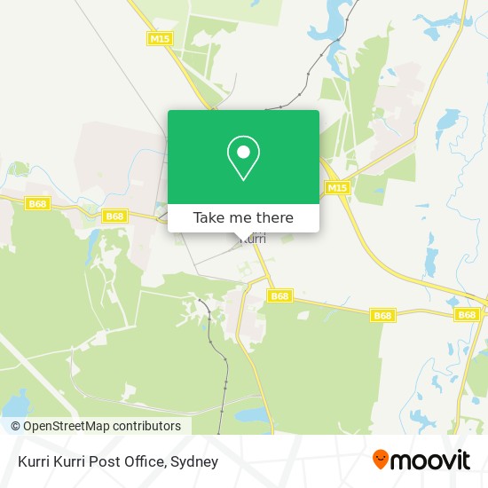 Kurri Kurri Post Office map