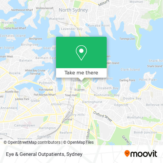 Eye & General Outpatients map