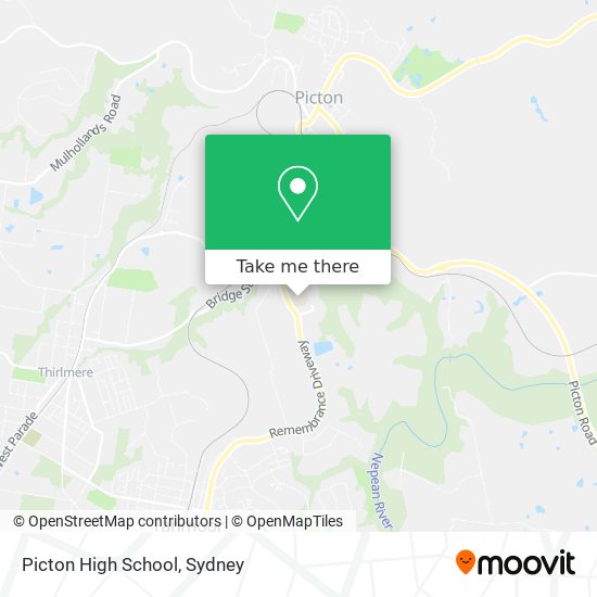Picton High School map