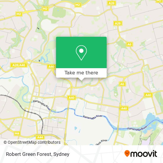 Mapa Robert Green Forest