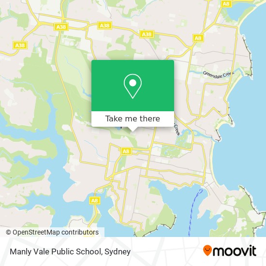 Manly Vale Public School map