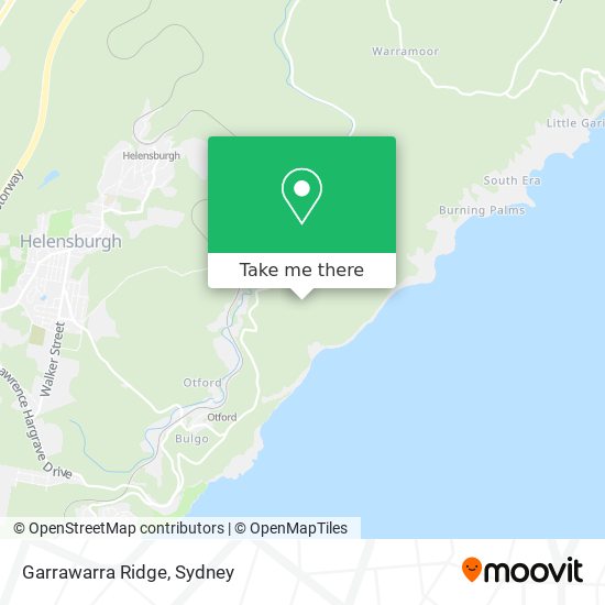 Garrawarra Ridge map