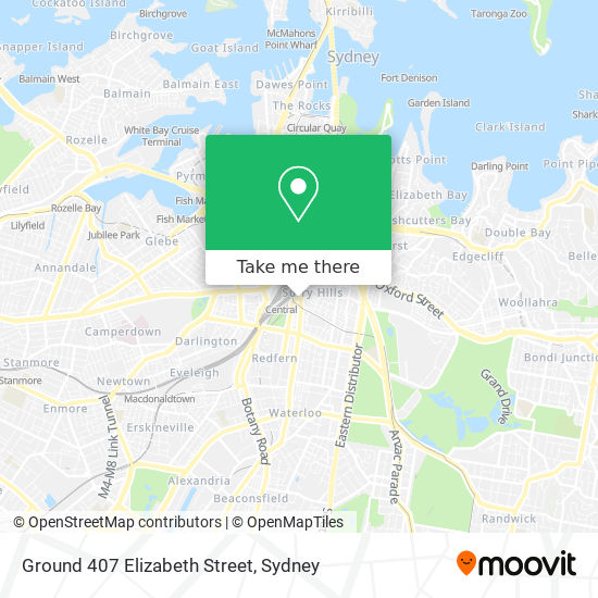 Ground 407 Elizabeth Street map