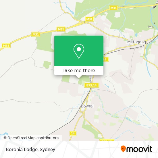 Boronia Lodge map