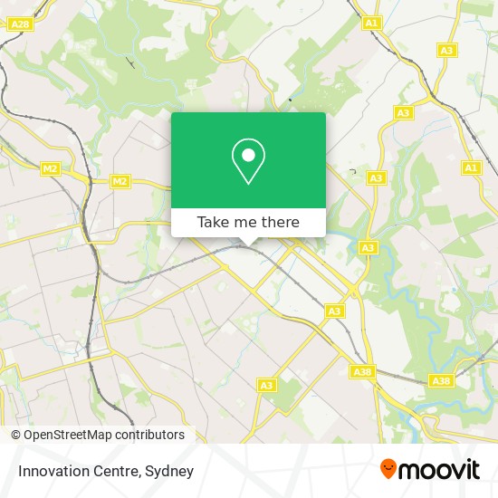 Innovation Centre map