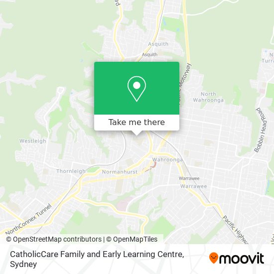 Mapa CatholicCare Family and Early Learning Centre