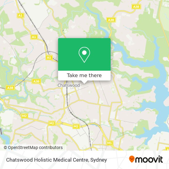 Chatswood Holistic Medical Centre map