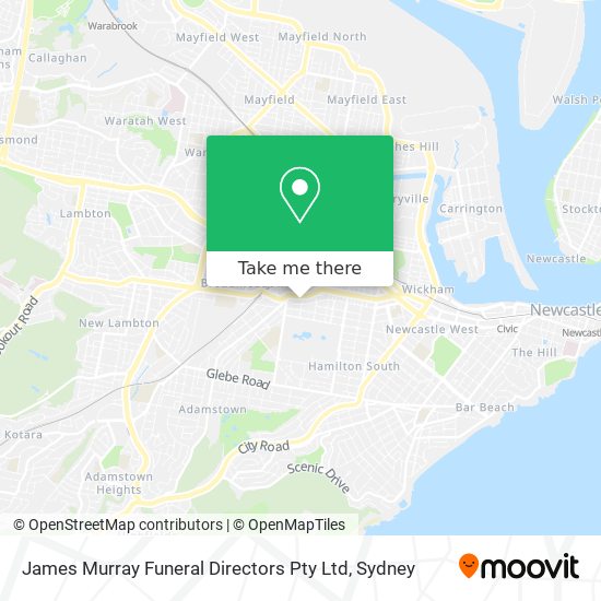 James Murray Funeral Directors Pty Ltd map