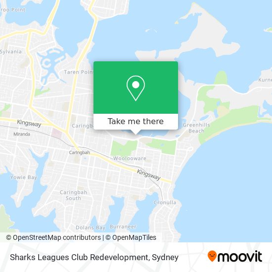 Mapa Sharks Leagues Club Redevelopment