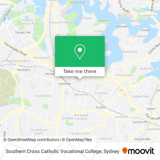 Southern Cross Catholic Vocational College map