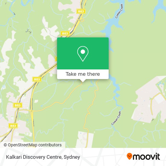 Kalkari Discovery Centre map