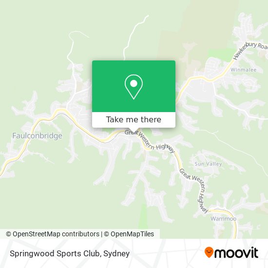 Springwood Sports Club map