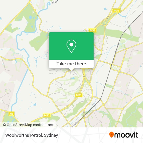 Woolworths Petrol map