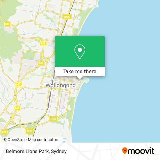 Belmore Lions Park map