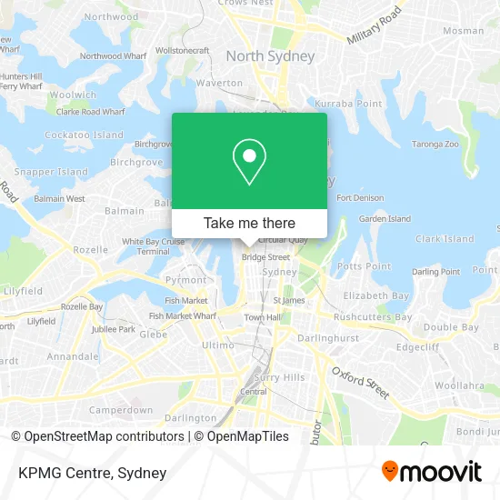 KPMG Centre map