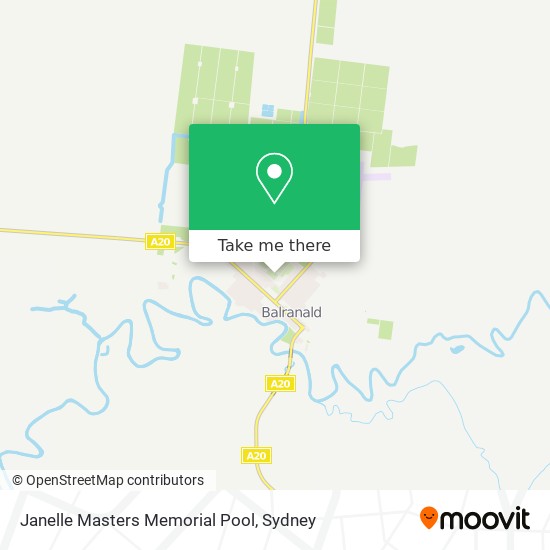 Janelle Masters Memorial Pool map
