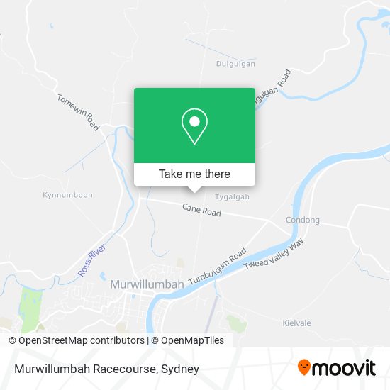 Murwillumbah Racecourse map