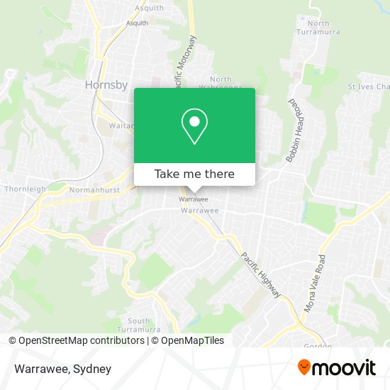 Warrawee map