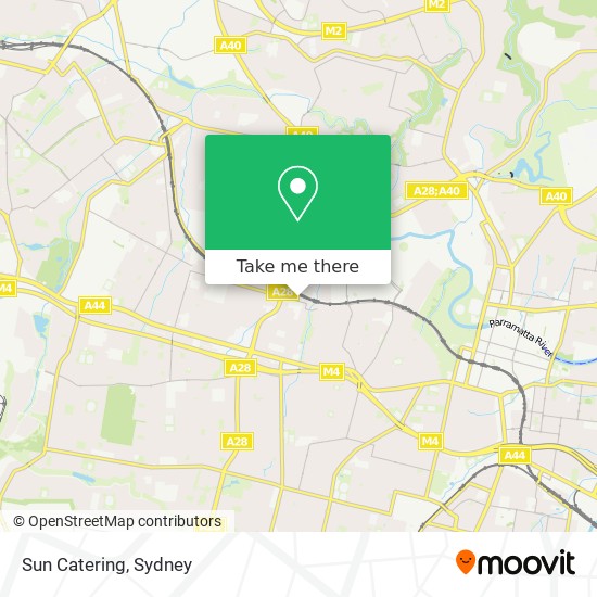 Sun Catering map