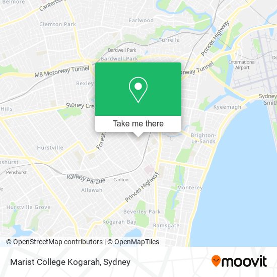 Marist College Kogarah map